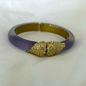 Alexis Bittar lucite & crystal bangle